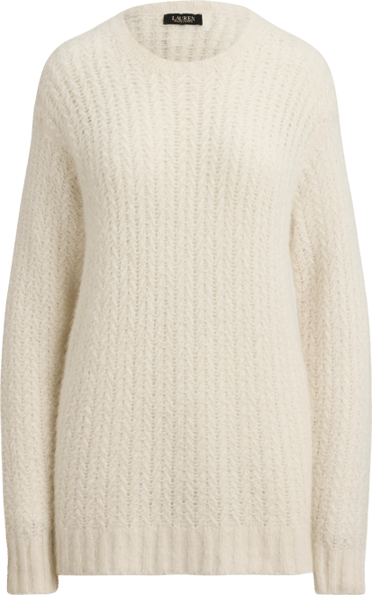 Women's Herringbone Oversize Sweater