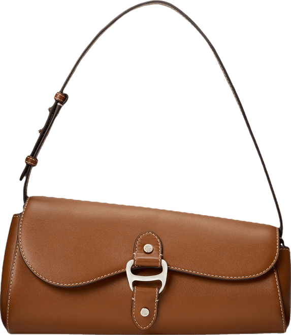 Lauren Ralph Lauren Leather Medium Tasha East-West Bag - Macy's
