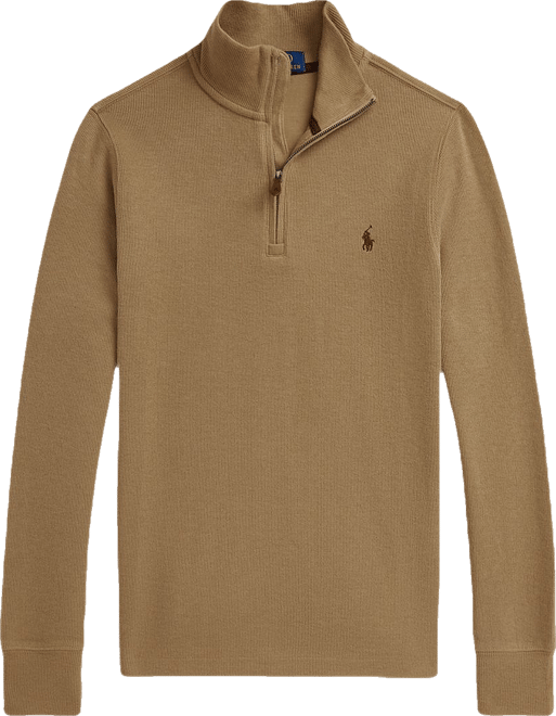 Ralph Lauren Boys' Estate Rib Quarter Zip Pullover - Big Kid
