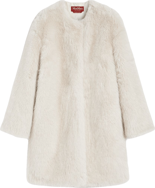 Max Mara Studio Eros Faux Fur Coat | Bloomingdale's