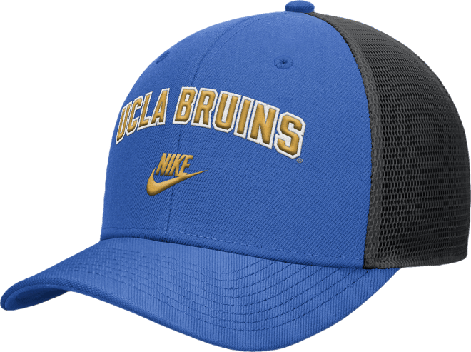UCLA Legacy Arch Rise Men's Nike Dri-FIT College Trucker Adjustable Hat