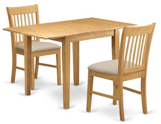 Dining Room Set Oak, NDNO3-oak-c