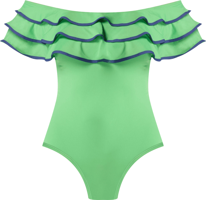 Kate Spade Women's Ruffle One-Piece Swimsuit