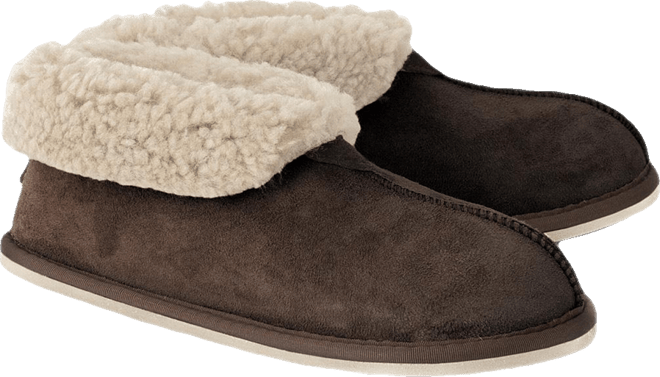 Ladies' Shearling Bootee Slippers