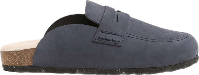 Sheep Lined Penny Loafer Clog