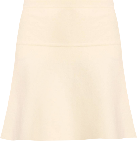 Women's Fine Gauge Cotton Sweater Above the Knee Circle Skirt