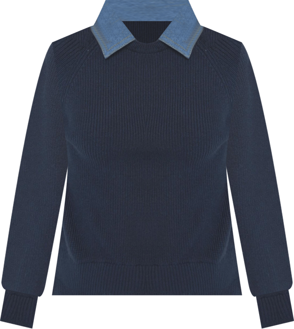 Women's Dash Denim Collar Pullover