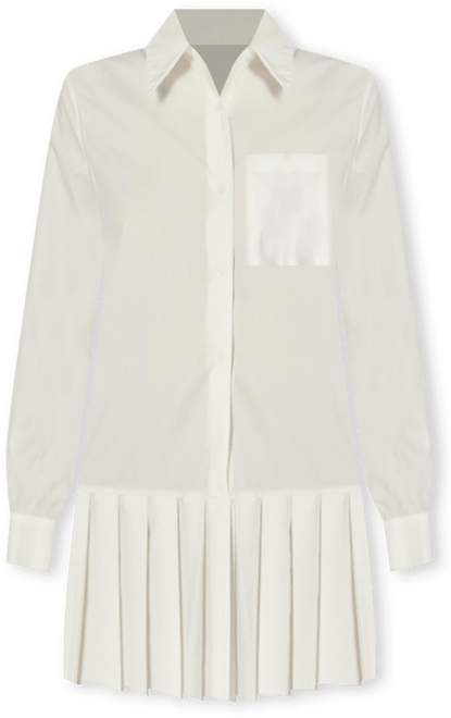 Women's Colorblocked Shirt Dress