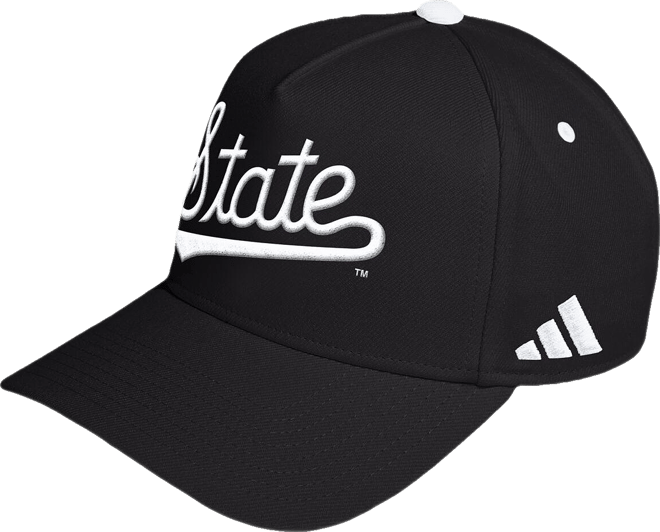 Men's and Women's Black Mississippi State Bulldogs Blackout A-Frame Adjustable Hat