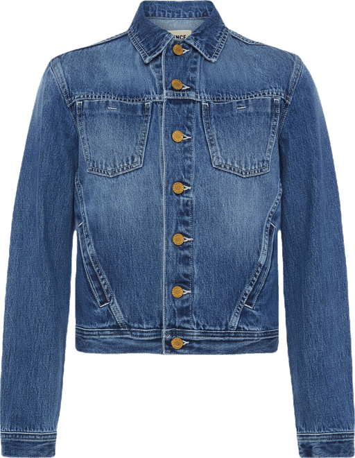 Celine Jean Jacket in Kemp L'AGENCE
