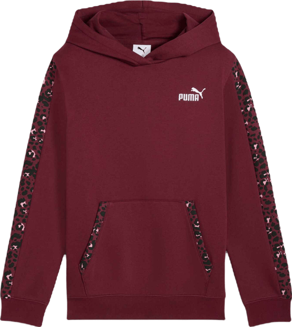 PUMA Essentials Animal Print Big Kids' Fleece Hoodie Shoes