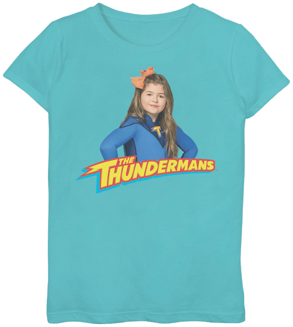 Kids The Thundermans Chest Logo Costume Tee  