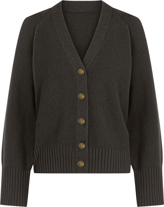 Jackson Cardigan - Charcoal Heather | Faherty Brand