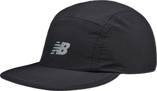Men's Flying Logo Black 5-Panel Camper Hat