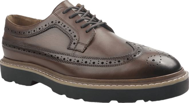 Men's Williem Leather Wingtip Lace-Up Dress Shoes, Macy's Exclusive