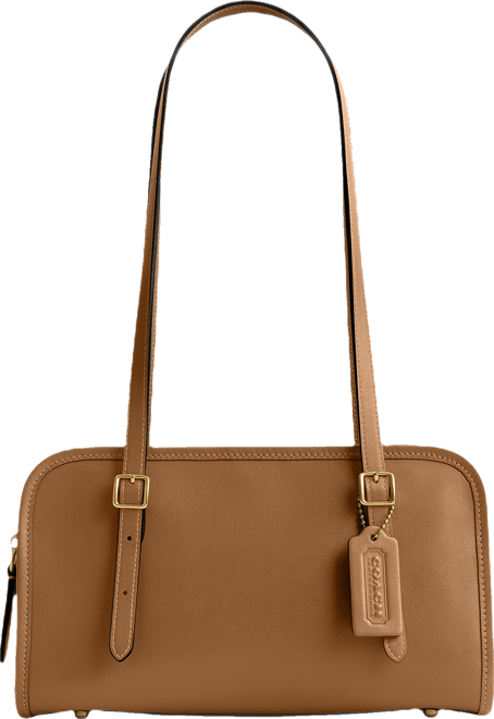 COACH Swing Zip Small Leather Shoulder Bag - Macy's