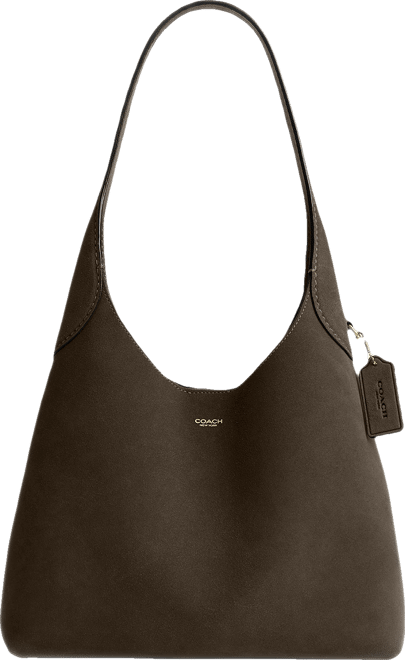 Brooklyn Medium Suede Shoulder Bag 28