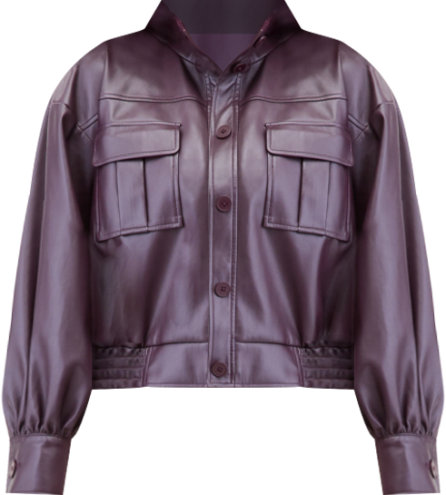 On 34th Women's Faux-Leather Bomber Jacket, Macy's Exclusive - Macy's