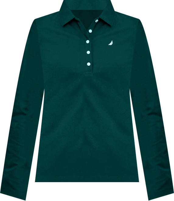 Jeans Women's Long Sleeve Polo Shirt