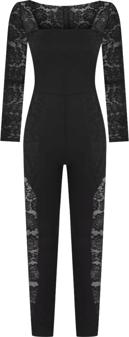 Women's Lace Combo Cat Suit