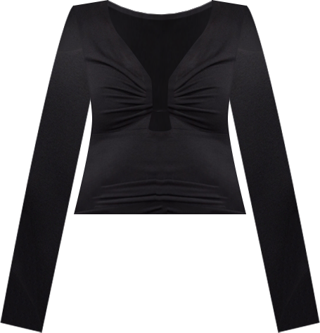 Women's Jersey U Wire Long-Sleeve Top