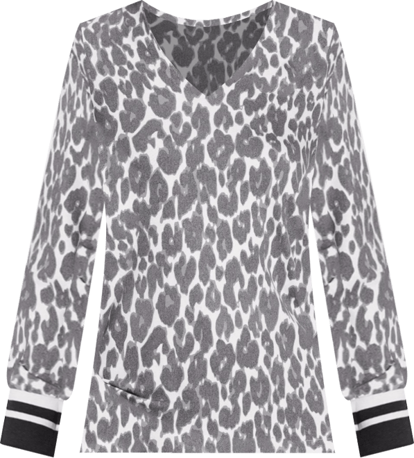 Women's Allover Leopard Print T-Shirt