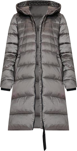 Women's Longline Hooded Puffer Coat