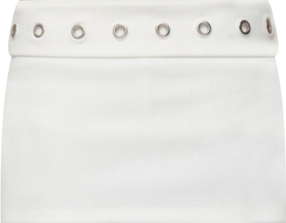 Women's Havana Grommet Ribbed Foldover Mini Skort