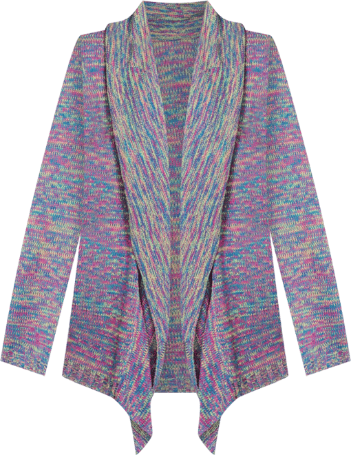 Women's Plus Size Multi Marled Cardigan