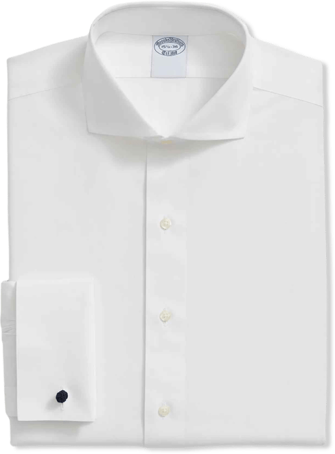 christmas black party dress White Thomas Mason widespread collar shirt – Herse main image 1