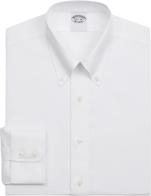 brooks brothers dress shirts Brooks Brothers Casual Oxford Cloth Shirt BB18004 Windsor Grey / XS main image 1