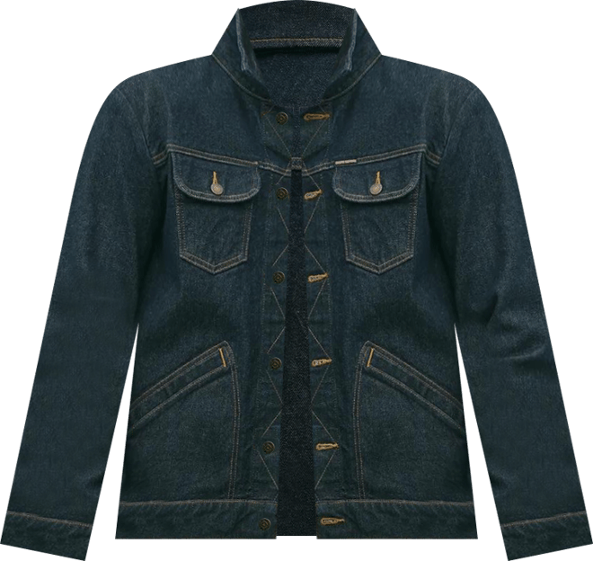 Dark Rinse Denim Trucker Jacket