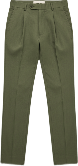 【未使用】90s Brooks Brothers Linen Slacks 30 Men's Slim Fit Fine Twill Washed Linen-Cotton Suit Pants | Brooks