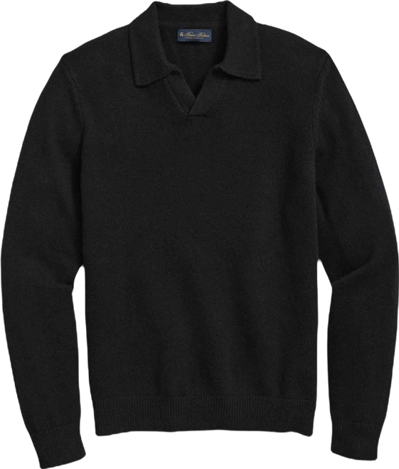 3-Ply Cashmere Jonny Collar Polo Sweater