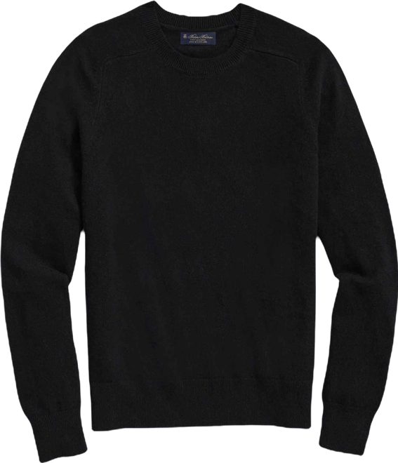 3-Ply Cashmere Crewneck Saddle Shoulder Sweater