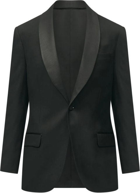 Men's Classic Fit Merino Wool Twill 1818 Tuxedo Pants | Brooks Brothers
