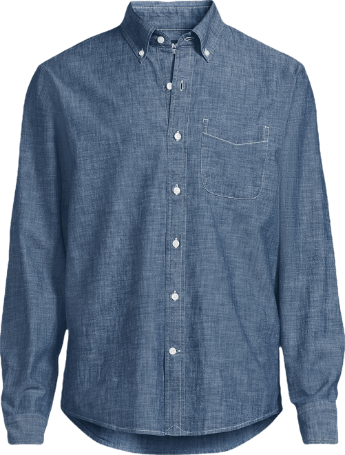 Men's Long Sleeve Chambray Shirt