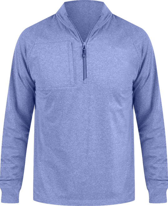 Men's Adapt Eco Knit Heather Quarter Zip Pullover