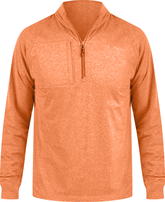 Men's Adapt Eco Knit Heather Quarter Zip Pullover