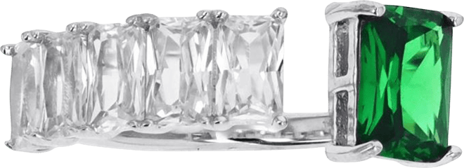 Cubic Zirconia Baguette Ring (2.31 ct. t.w.) in Sterling Silver