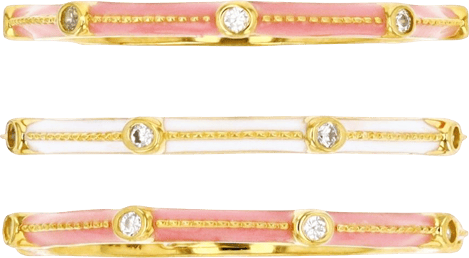 Cubic Zirconia Ring (0.288 ct. t.w.) in 14K Yellow Gold Over Sterling Silver