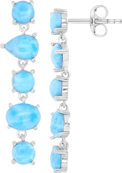 Opal (5.8 ct. t.w.) Earrings in Sterling Silver