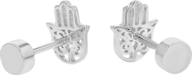 Stud Earrings in Sterling Silver