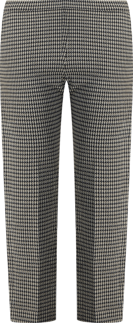 Ak Anne Klein Petite Houndstooth Mid Rise Pull-On Pants