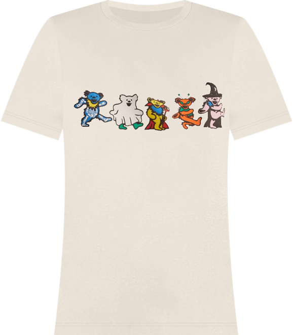 Women's Grateful Dead Costume Bears Crewneck T-Shirt