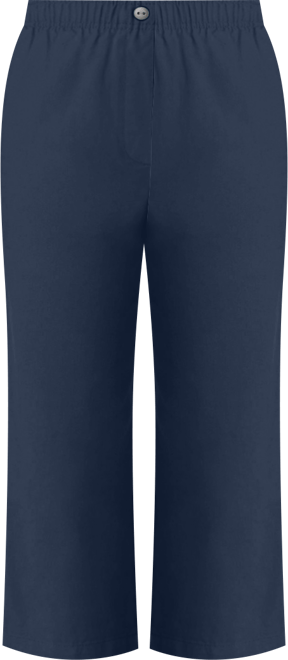 Women's Within 7-Day Elastic-Waist Pull-On Cotton Denim Capri Jeans