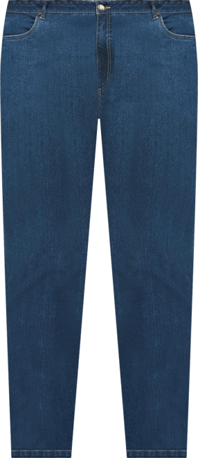 Women's Within Tall Straight-Leg Stretch Denim Five-Pocket Jeans