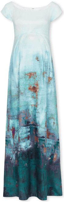 Maternity Aria Off Shoulder Gown