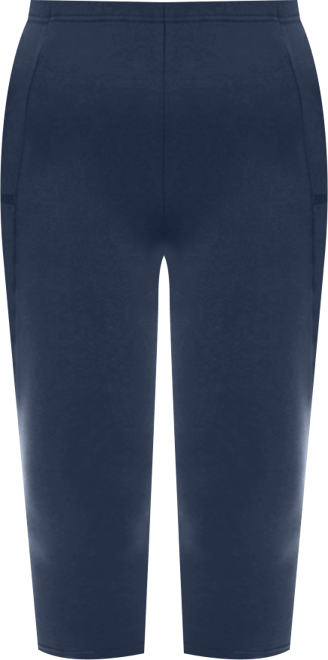 Plus Size Within Stretch-Cotton Knit Pull-On Pocket Capri Leggings