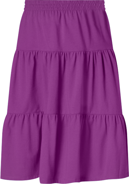 Women's Within Elastic-Waist Knit Tiered Skirt